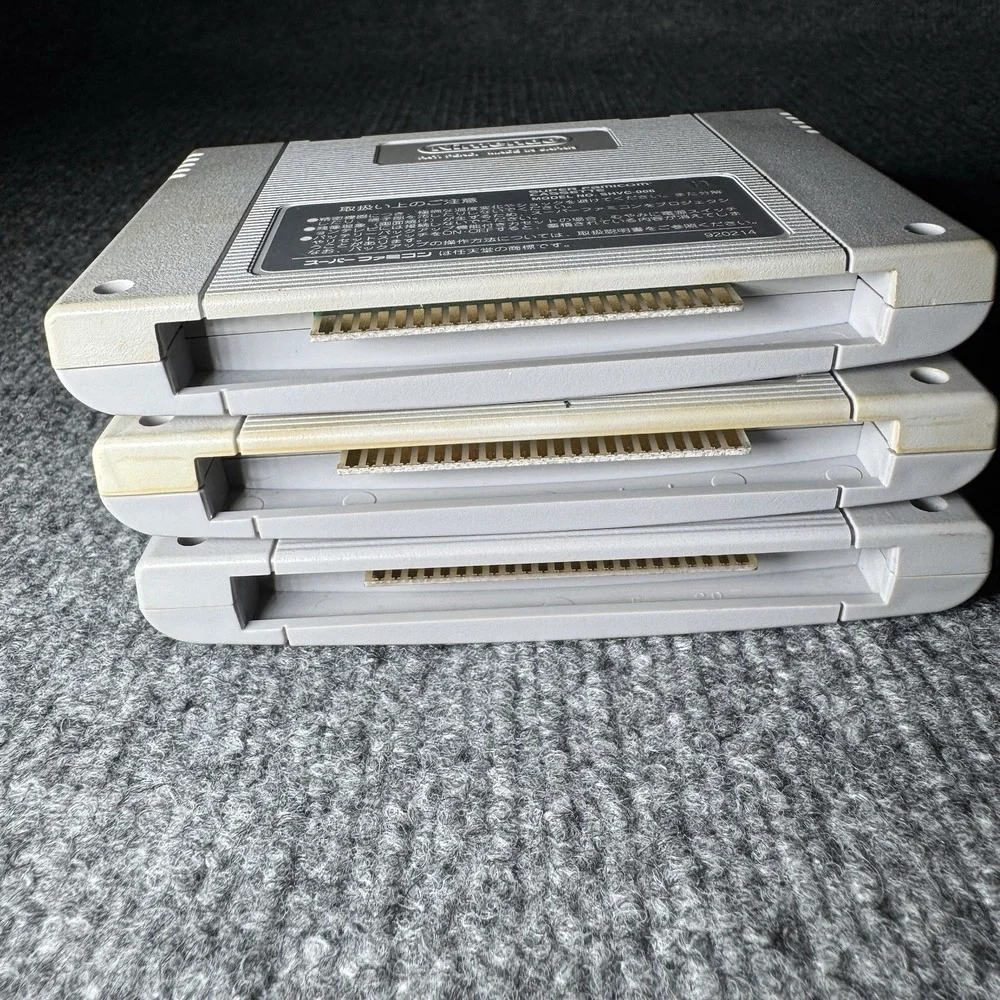 Nintendo‎ Super Famicom Cassette SNES Games Retro Japan 90s Bundle Lot X 3 Games